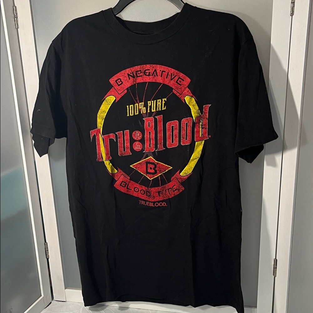 Black Graphic T-Shirt Tru Blood